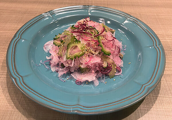 ゴーヤとしばわかめのクリスタルサラダ