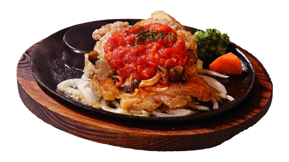 トマトきのこチキン