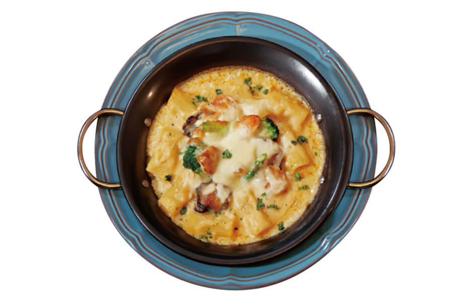 とろけるチーズと海の幸 グラタン仕立て