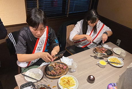 ステーキ甲子園in関店の様子