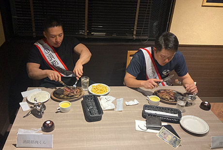 ステーキ甲子園in関店の様子